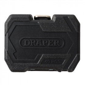 Jeu de douilles et d'embouts métriques DRAPER HI-TORQ® - 1/4" (40 pièces)