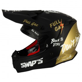 CASQUE CROSS S849  ROCK IT FULL GAZ