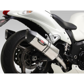 Double silencieux Yoshimura Hepta Force titane/casquette carbone SUZUKI GSX1340R 