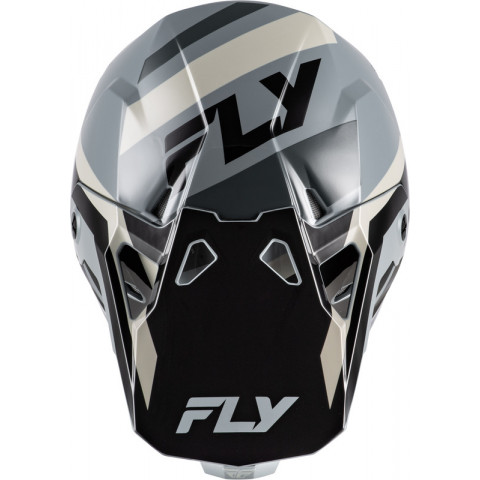 Casque FLY RACING Formula CP Seal - noir/gris