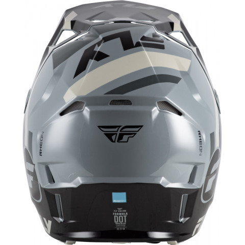Casque FLY RACING Formula CP Seal - noir/gris