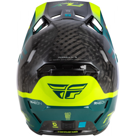 Casque FLY RACING Formula S Carbon Byte - Black Carbon/Teal/Lime