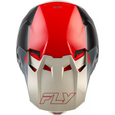 Casque FLY RACING Formula CC Glide - noir/rouge/gris