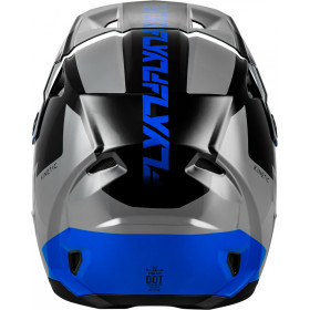 Casque FLY RACING Kinetic Crest - gris/noir/bleu
