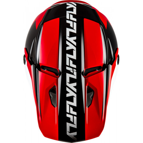 Casque FLY RACING Kinetic Crest - rouge/noir/blanc