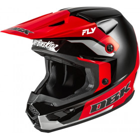 Casque FLY RACING Kinetic Special Edition DBK - noir/rouge/gris