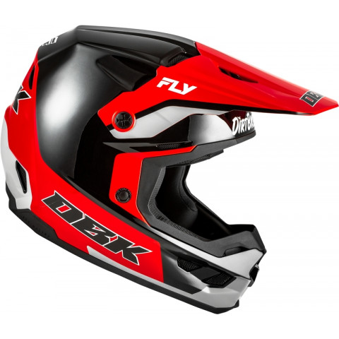 Casque FLY RACING Kinetic Special Edition DBK - noir/rouge/gris