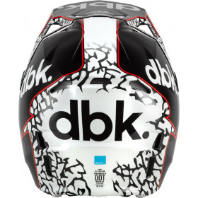 Casque FLY RACING Formula CP Special Edition DBK - noir/blanc/rouge
