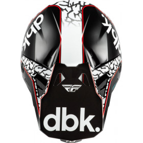 Casque FLY RACING Formula CP Special Edition DBK - noir/blanc/rouge