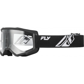 Masque FLY RACING Focus noir/blanc - écran clair
