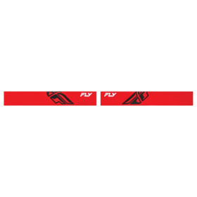 Masque FLY RACING Focus rouge/noir - écran clair