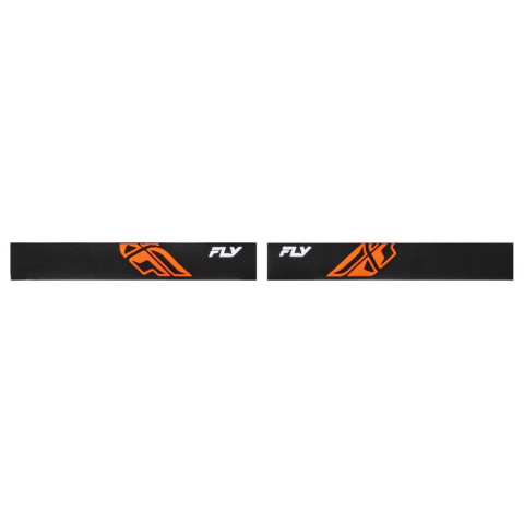 Masque FLY RACING Focus noir/orange - écran clair