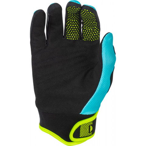 Gants enfant FLY RACING F-16 - Aqua/noir/blanc