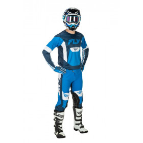 Gants enfant FLY RACING Lite - bleu/blanc