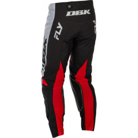Pantalon FLY RACING Kinetic DBK - gris/noir/rouge