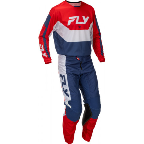 Pantalon FLY RACING Kinetic - rouge/blanc/bleu Pantalon FLY RACING Kinetic - rouge/blanc/bleu