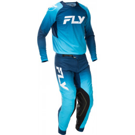 Pantalon FLY RACING Evolution DST - bleu/blanc