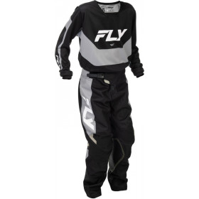 Maillot enfant FLY RACING Kinetic - noir/gris