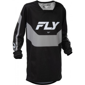 Maillot enfant FLY RACING Kinetic - noir/gris