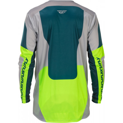 Maillot FLY RACING Lite - gris/Lime/Teal
