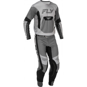Maillot FLY RACING Lite - gris/noir