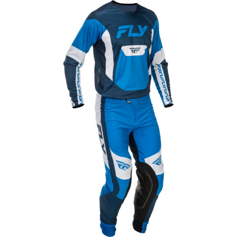 Maillot FLY RACING Lite - bleu/blanc