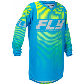 Maillot enfant FLY RACING F-16 - bleu/jaune