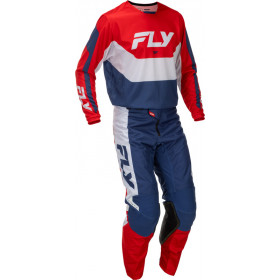 Maillot FLY RACING Kinetic - rouge/blanc/bleu