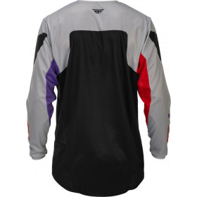 Maillot FLY RACING Kinetic - gris/rouge/violet/noir