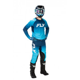 Maillot FLY RACING Evolution DST - bleu/blanc
