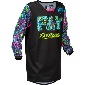 Maillot enfant FLY RACING Kinetic Mutant - noir/multi