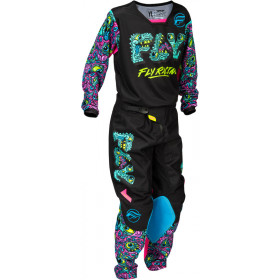 Maillot enfant FLY RACING Kinetic Mutant - noir/multi