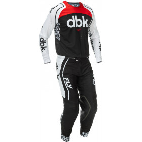 Maillot FLY RACING Evolution DST DBK Special Edition - noir/blanc/rouge