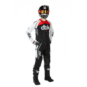 Maillot FLY RACING Evolution DST DBK Special Edition - noir/blanc/rouge
