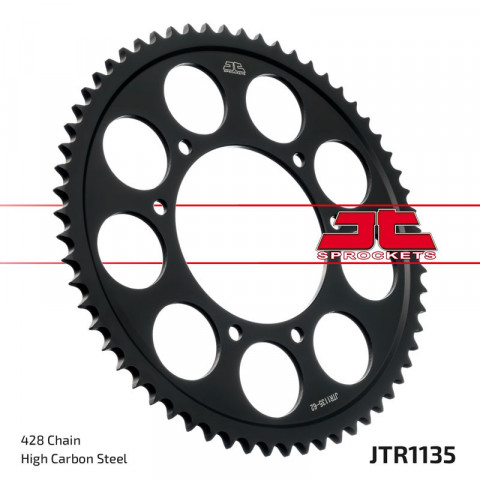 Kit chaîne JT/JT 420HDS 13/62 standard - couronne standard