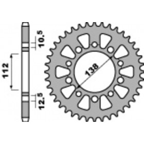 Couronne PBR acier C45 standard 4384 - 521