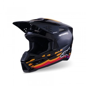 S-M3 FORCE  HELMET BLACK GLOSSY
