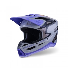 S-M3 JETTSON HELMET GRAY PRP BK GLS