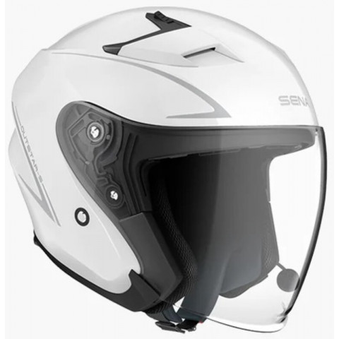 Casque SENA Outstar S - Glossy White