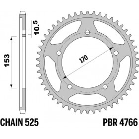 Couronne PBR aluminium 4766 - 525