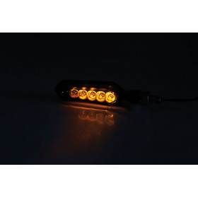 Clignotant séquentiel LED HIGHSIDER smart SORA - noir/teinté