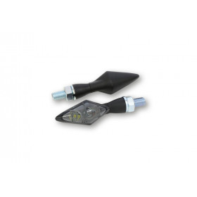 Clignotant et feux de position LED HIGHSIDER pro PEN HEAD DOUBLE 2in1 - noir