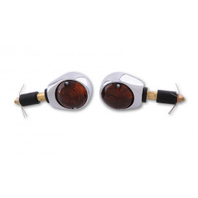 Clignotant de guidon HIGHSIDER smart OCHSENAUGE - verre fumé