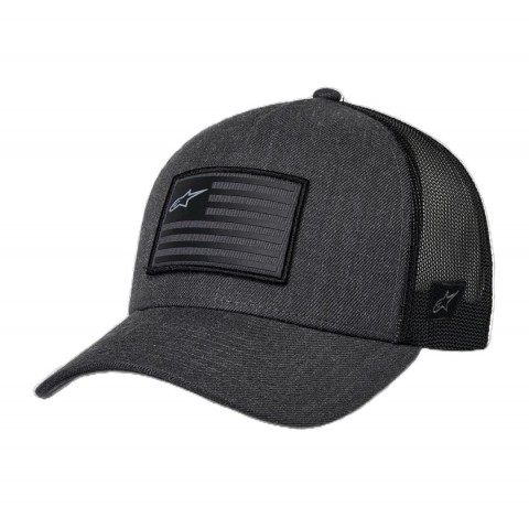 FLAG SNAPBACK HAT BLACK/BLACK OS