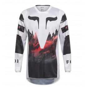 180 KAIROS JERSEY [WHT/FLO RED]