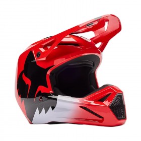 V1 SHIELD HELMET [FLO RED]