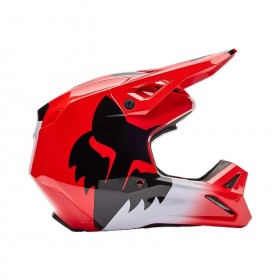 V1 SHIELD HELMET [FLO RED]