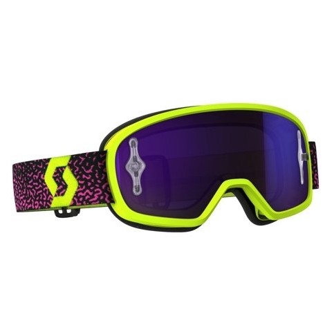 GOGGLE BUZZ MX PRO YELLOW/PINK PUR CHRO