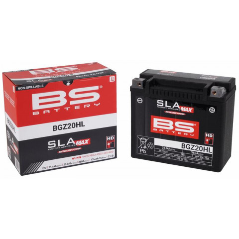 Batterie BS BATTERY SLA Max sans entretien activée usine - BGZ20HL Batterie BS BATTERY SLA Max sans entretien activée usine - BGZ20HL