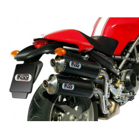 Silencieux double MIVV GP carbone Ducati Monster S2R 800